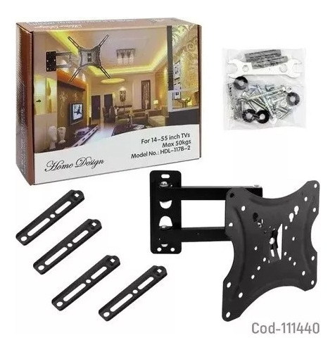Soporte Para Tv/monitor De 14 A 55 Brazo Extensor Pared