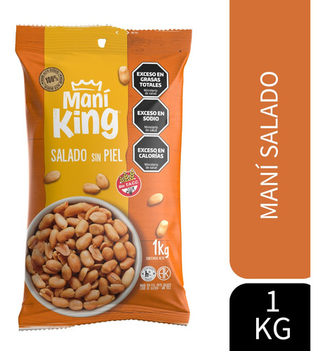 Maní Frito Salado - Maní King - 1kg Sin Tacc