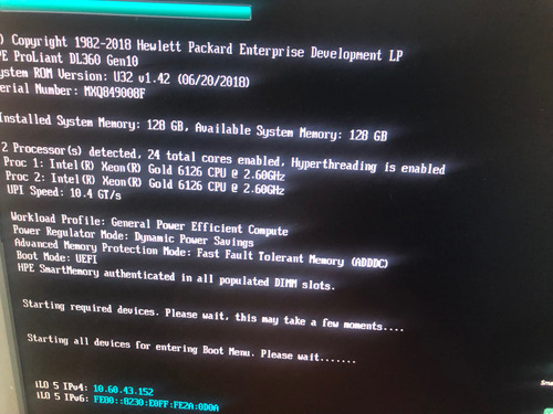 Servidor Hp Proliant Dl360 G10 2 Xeon Gold (Usado)