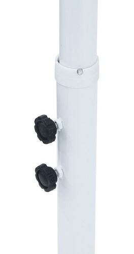 Imagem 4 de 6 de Ombrelone Para Jardim Branco 3 M Malaga 300 Garden Nautika
