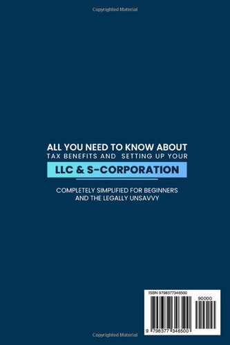Llc & S-corporation Beginner's Guide, Updated Edition, De Carlson, Steven., Vol. 1. Editorial Independently Published, Tapa Pasta Blanda, Edición 1 En Inglés, 2023
