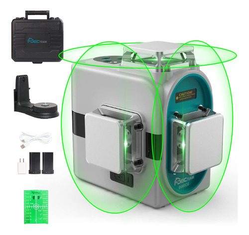 Decteam Nivel Laser Autonivelante Linea Cruzada Verde Ion