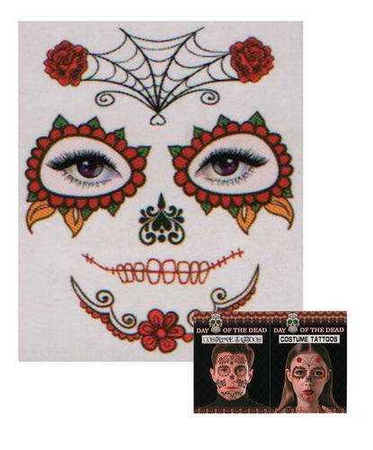 Tatuaje Dia De Muertos Catrina Catrin Temporal 1 Planilla