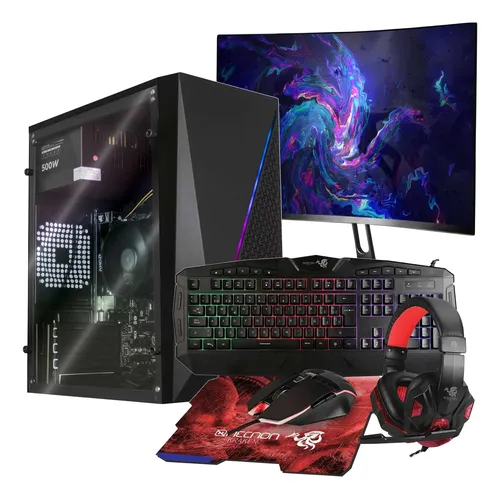 comprar Kit Pc Gamer Monitor 23.5 Ryzen 3 3200g \u002F 8gb 3200 \u002F500gb M2