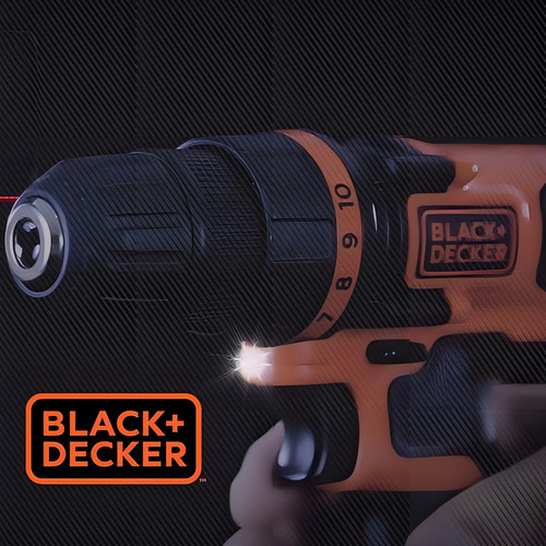 Taladro Atornillador Inalambrico 20v Ion Black Decker Ld120