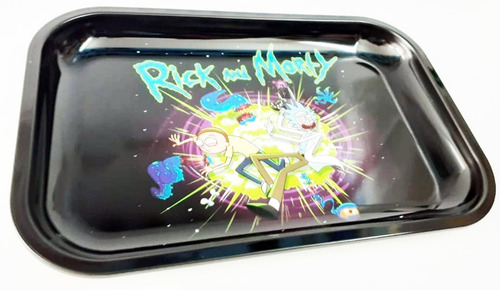 Bandeja Metalica Grande Rick And Morty