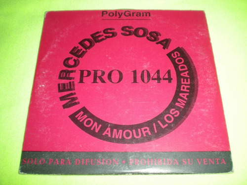 Mercedes Sosa / Mon Amour + Los Mareados Cd Ep Promo (25)