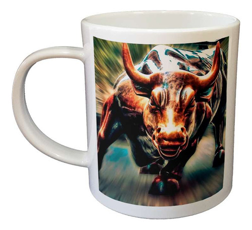 Taza De Plastico Toro Wall Street Finanzas Inversiones M2