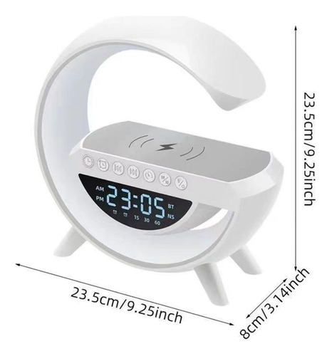 Lámpara Parlante G-speaker De Sonido Cargador Blanco Despert Blanco