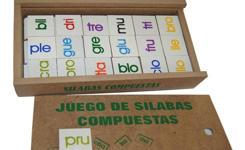 Juegos Didácticos, Silabas Compuestas,material Didactico.