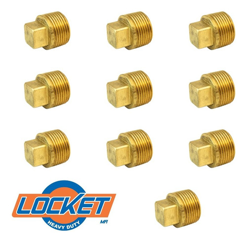 Tapón 3/8 Cabeza Cuadrada Lk109x6 Pqt/10 Locket,