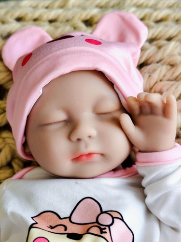 Bebé Reborn Original Silicona Sólida 35 Cm Tatiana Doll