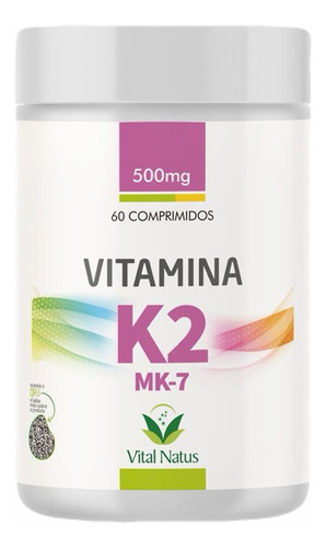 3x Vitamina K2 Mk7- 150mcg- 60comprimidos- Vital Natus