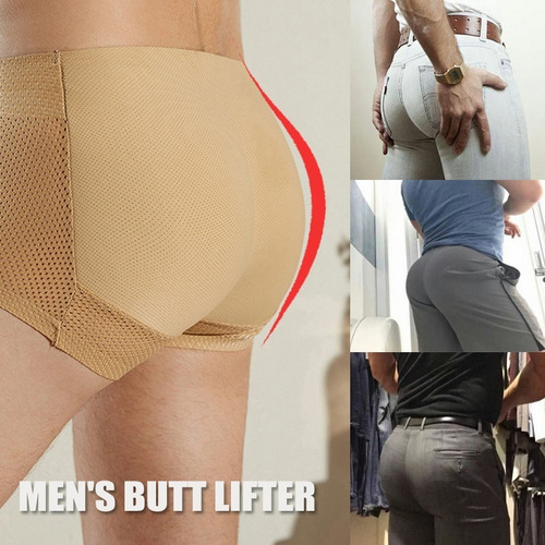 Imagen 6 de 7 de Ropa Boxer Calzon Hombre Relleno Aumenta Trasero