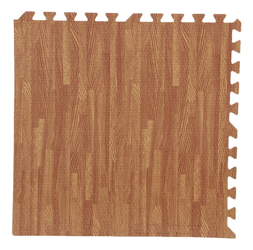 Tapete De Espuma Foamy Rompecabeza Patrón Madera Decorar 8pc