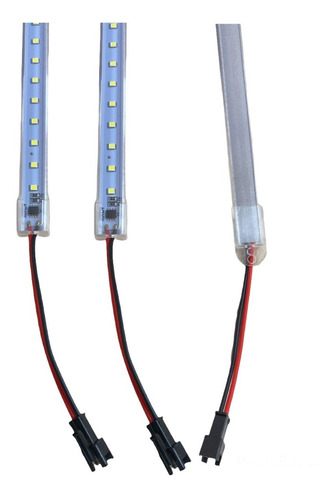 Regleta Tipo Led 110v Todos Los Colores 30 Cm Con Acrilico