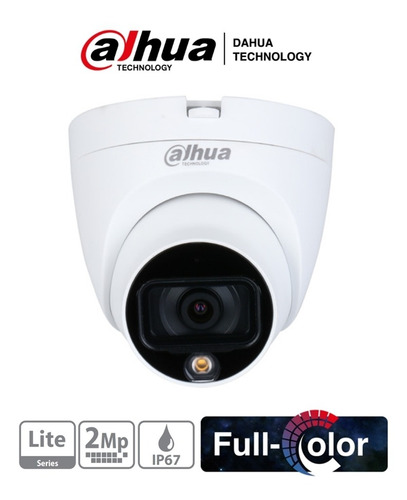 Imagen 2 de 6 de Camara Domo Dahua Full Color 1080p 2mpx