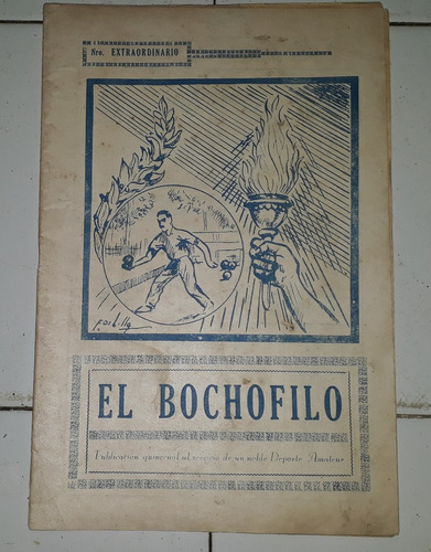 Revista De Bochas El Bochofilo Numero Extraordinario