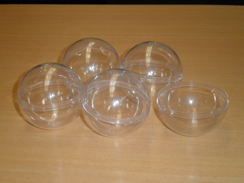 Bolillas Plasticas Transparentes 3,5 Cm Para Sorteos