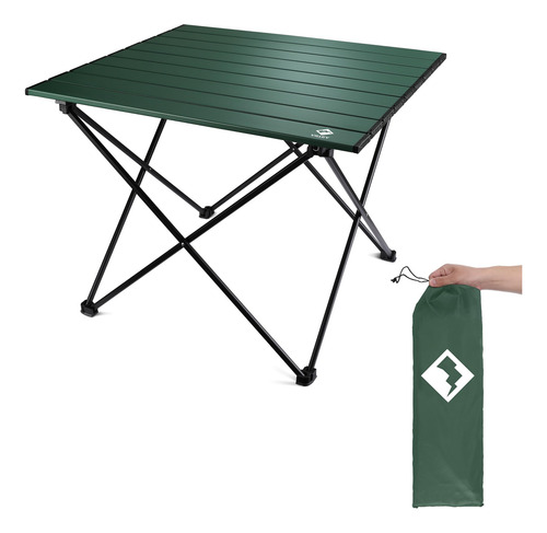 Mesa De Aluminio Portatil De Camping Ultraligera Con Bolsa