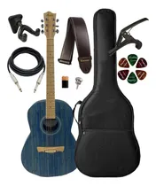 Comprar Violão Elétrico Tg Naturale Memphis Capa Luxo E Suporte Spf