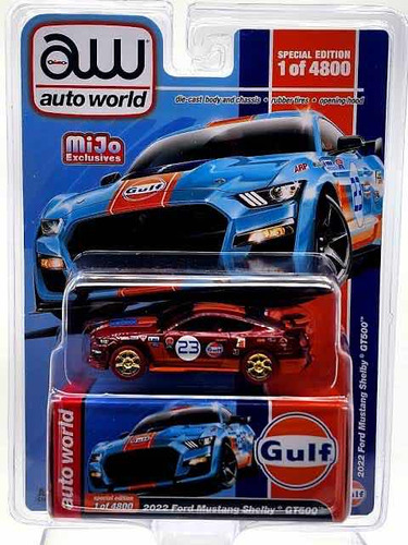 Hot Wheels Auto World Gulf Oil Chase Ultra Red Shelby Gt600