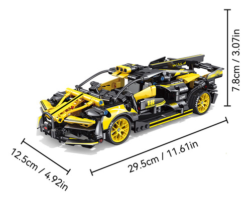 Bloques De Construcción De Autos De Carreras Csr Supercar 1: