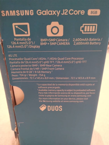 Samsung J2 Core Usado En Perfecto Estado