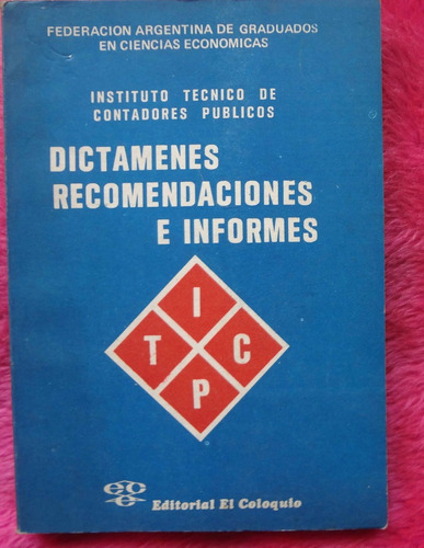 Dictámenes Recomendaciones E Informes Economicas 