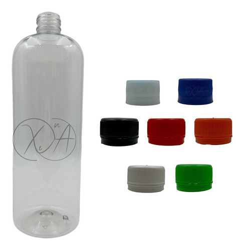 Botellas Envases De Plastico Pet 1 Litro Tapa Inviolable X50