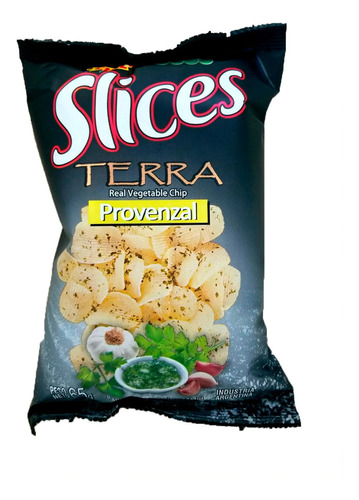 Papas Fritas Provenzal Terra Chil Slices Snacks Salados 65gr