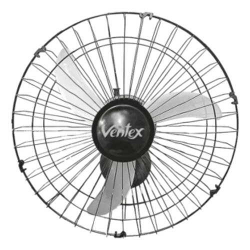 Ventilador De Parede Tex5 50cm Bivolt 210w Ventex Cor das pás Preto