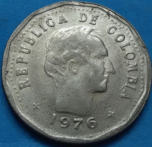 Colombia Moneda 50 Centavos 1976