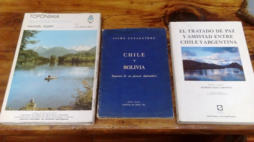 9 Libros En Relación A Problemas Limítrofes De Chile 
