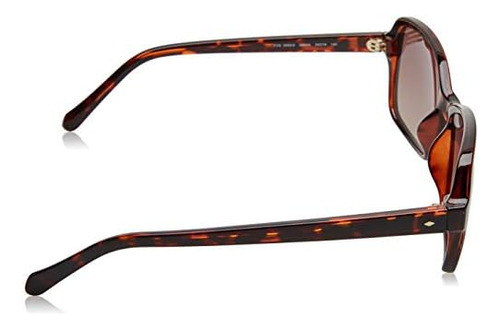 Gafas De Sol Fossil Para Mujer Estilo Fos Ovaladas, Havana O