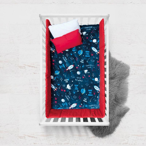 Cobertor Bebé Viajero Ligero Galaxy Microfibra Chiqui Mundo