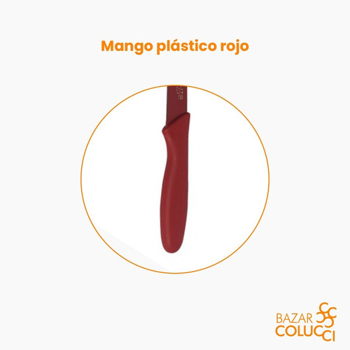 Cuchillo Oficio Rojo, Arbolito - Bazar Colucci