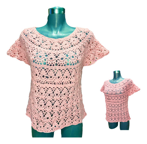 Blusa Tejida A Mano - Crochet Artesanal -moda