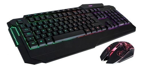 Kit de teclado y mouse gamer Noga NKB-5320