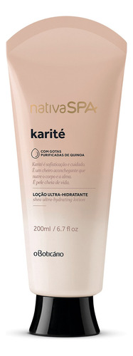 Loçao Nativa Spa Karite 200ml