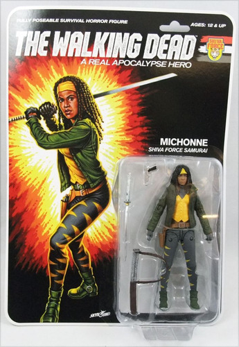 The Walking Dead Shiva Force Michonne (clean)boneco Original