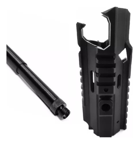 Handguard Picatinny M4 Lyon 150mm Kit Com Outer Barrel 6 Pol