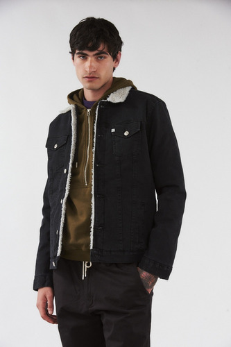 Campera Black Denim Cordero