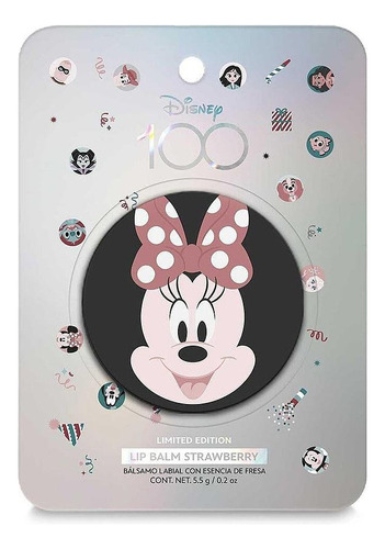 Balsamo Hidratante De Labios Disney Minnie 100 Años De Magia