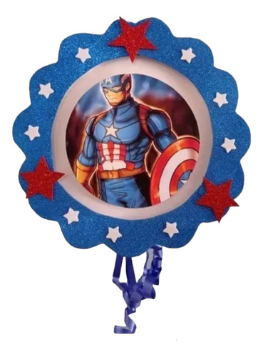 Piñata Tematica Capitan America