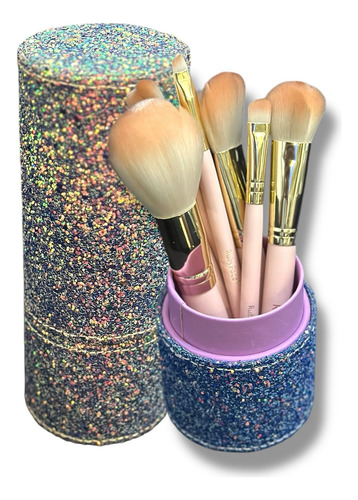 Brochas De Maquillaje Ruby Face 7 Brochas Tornasolado