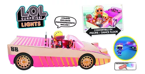 UAU! Conjunto L.O.L. CAR-POOL COUPE com Boneca Exclusiva, Piscina Surpresa  & Pista de Dança  UAU! Conjunto L.O.L. CAR-POOL COUPE com Boneca  Exclusiva, Piscina Surpresa & Pista de Dança Oi, pessoal! Hoje