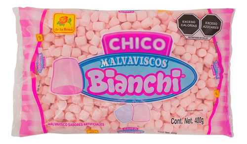 Malvavisco De La Rosa Bianchi Mini Rosa 400g