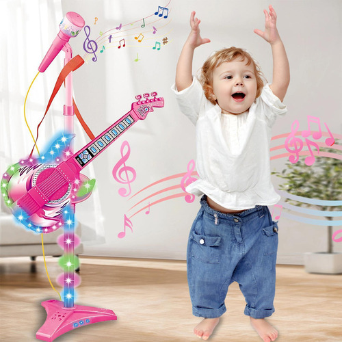 Juego De Micrófono Y Guitarra Para Niños Juego De Guitarra E
