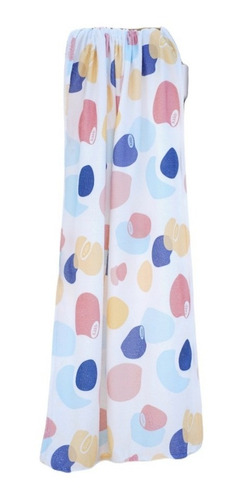 Toallon Playero Infantil De Microfibra Kiddy - Talles - Lunares - Talle 2